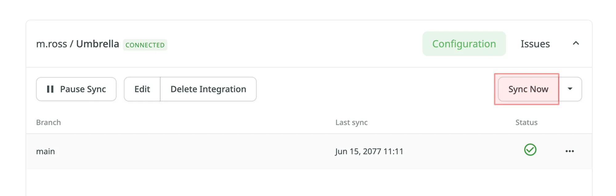 Bitbucket Sync Now